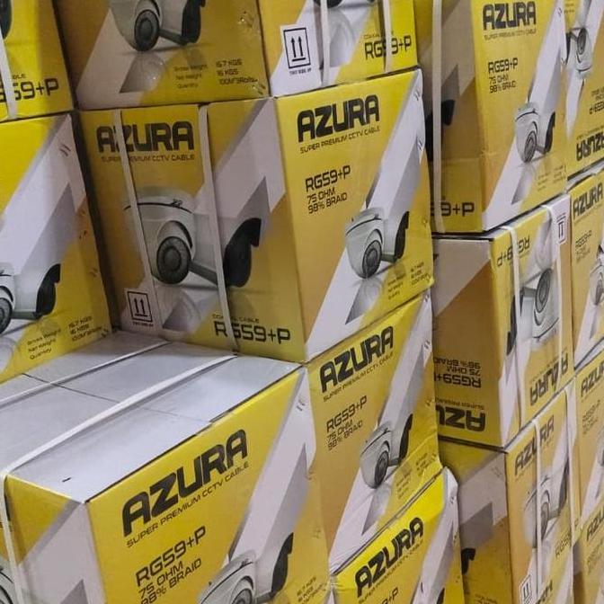 // Kabel Cctv /Cctv Azura Rg 59+Power 300 M Coaxial //