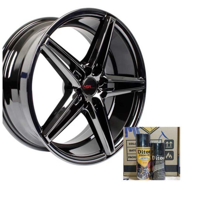 HARGA TERBAIK - PAKET 2 KALENG BLACK CHROME pilok pilox diton premium x diton chrome paket chrome bl