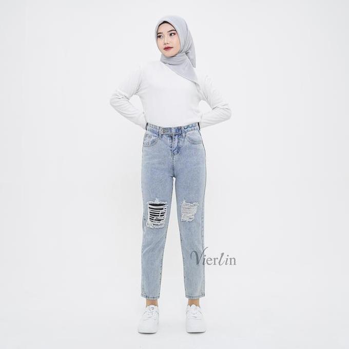 DA18 - Jeans 9001 - RIPPED JEANS HW