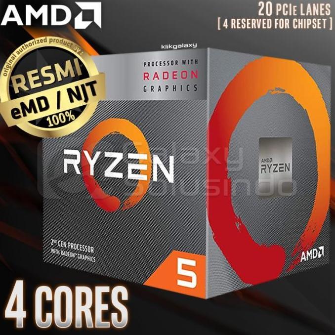 vinamaharaja - processor amd ryzen 5 3400g am4