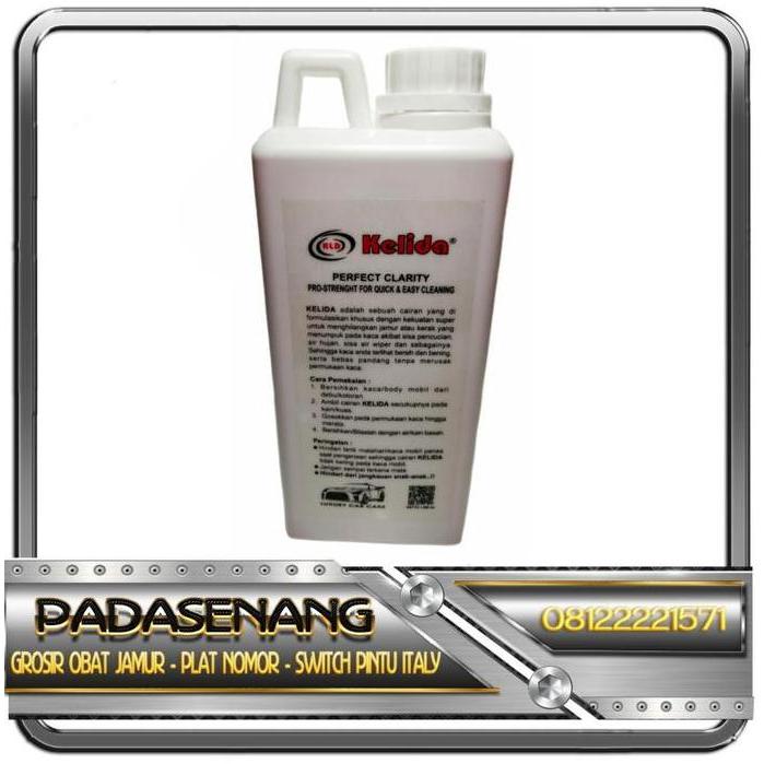 Limpeza - Obat Jamur Kaca Mobil Kelida 1L/Super Pembersih Kaca Mobil 1 Liter