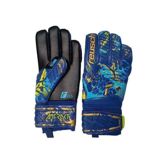* SARUNG TANGAN KIPER REUSCH ATTRAKT GRIP 4433 - BLUE GOLD *