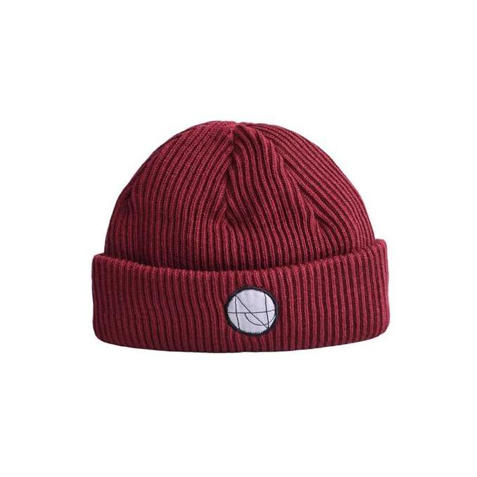 kupluk beanie short original nowpaps maroon.short beanie originalmaron HSS