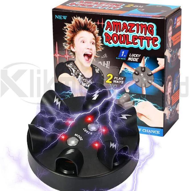 FARIEDAE Prank Toys Electric Shock Mainan Kejut Listrik Pena Permen Karet Meteran Remote Kunci Mobil