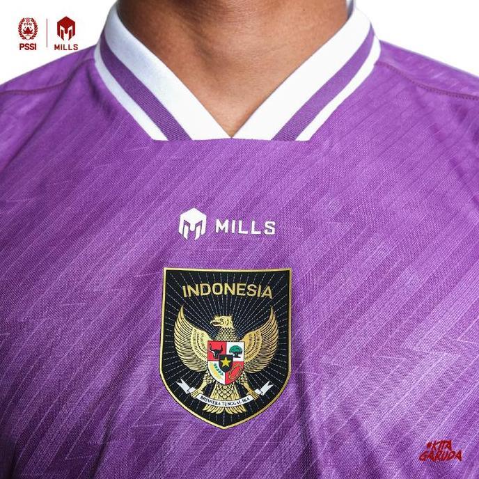 MILLS Timnas Indonesia Third Jersey Keeper Player Isuue 1128INA Purple