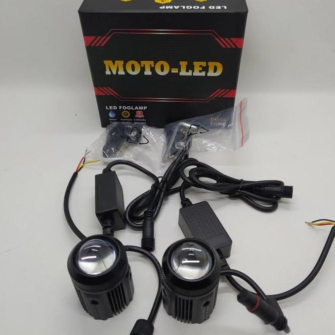 LAMPU TEMBAK LAMPU LED FOGLAMP D2 MINI DUAL TONE PREMIUM MOTO LED READY