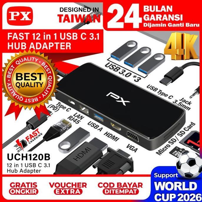 USB Hub Converter Type C Hub Adapter Laptop Tablet Type C 3.1 to HDTV 4K USB 3.0 VGA LAN RJ45 1000Mb
