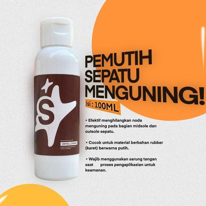 Brulee Project Unyellowing Sole Sepatu Pemutih Sole Sepatu Menguning Alat Perawatan Pembersih Sole S