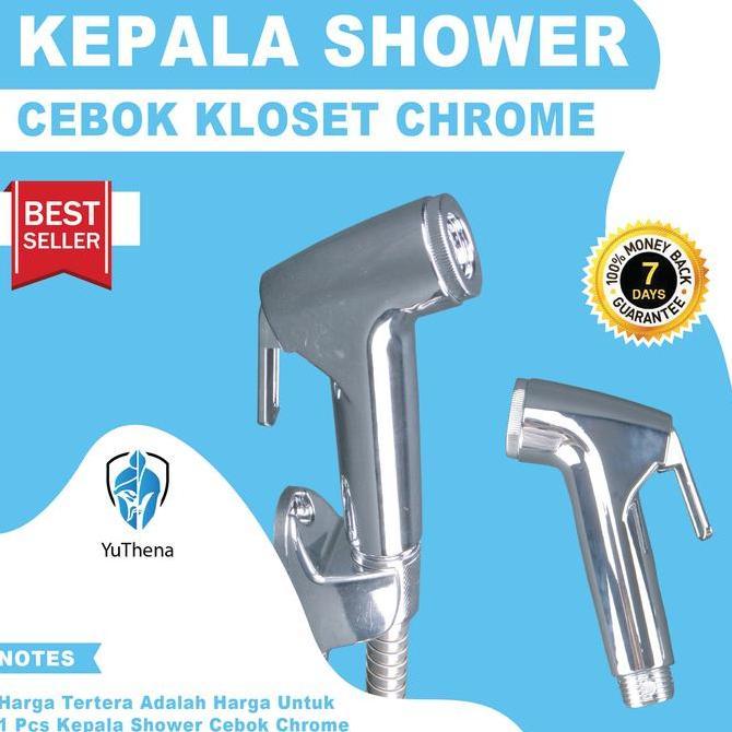 Kepala Jet Shower Chrome / Kepala Shower Cebok Semprotan Cebok