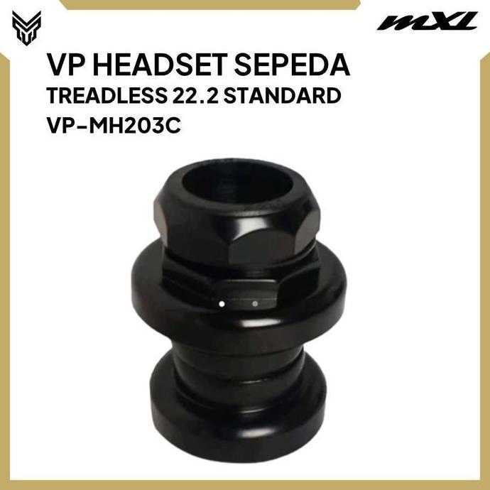 NEW VP Headset Sepeda Treadless 22.2 Standard VP-MH203C