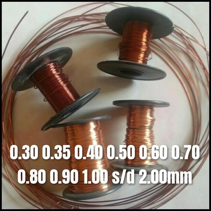 DISKON SUPREME KAWAT TEMBAGA EMAIL 0.3 0.35 0.4 0.5 0.6 0.7 0.8 0.9 1 S/D 2MM 