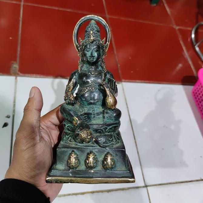 best seller] patung dewa kuwera kubera perunggu