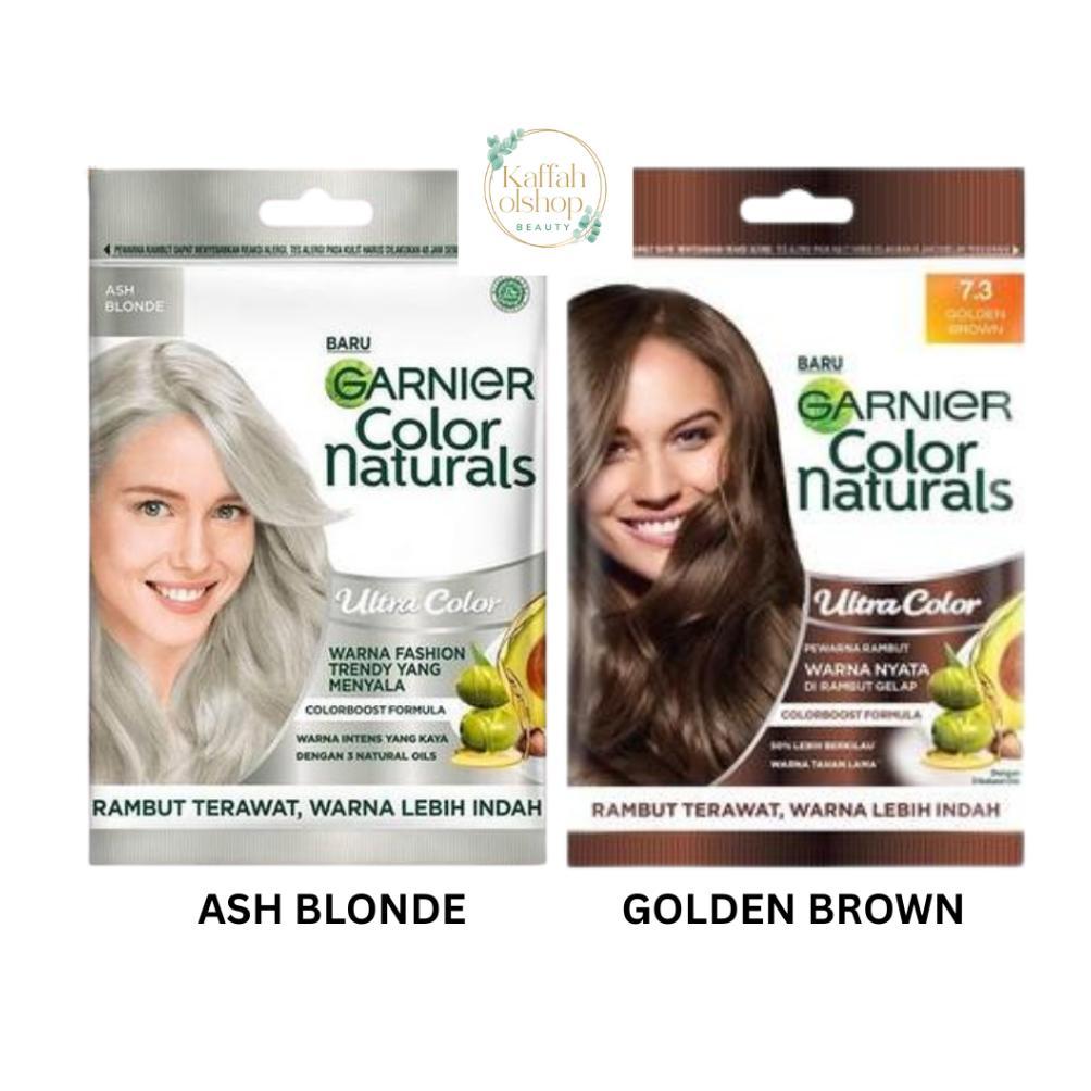 Pewarna Rambut Garnier - Ash Blonde + Golden Brown