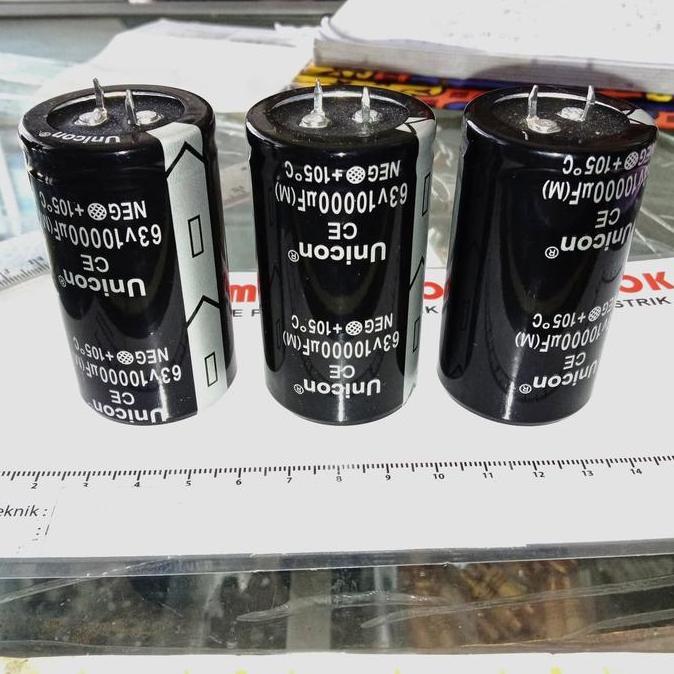 10.000UF 10.000 10000UF 10000 63 V 63V UNICON ELCO POLAR PCMED