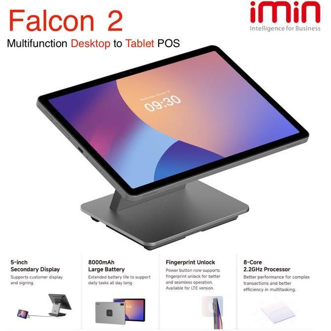Talitcantikka - Imin Falcon 2 4Gb / 64Gb Android 13 - Mesin Kasir Tablet Lte,4G,Wifi