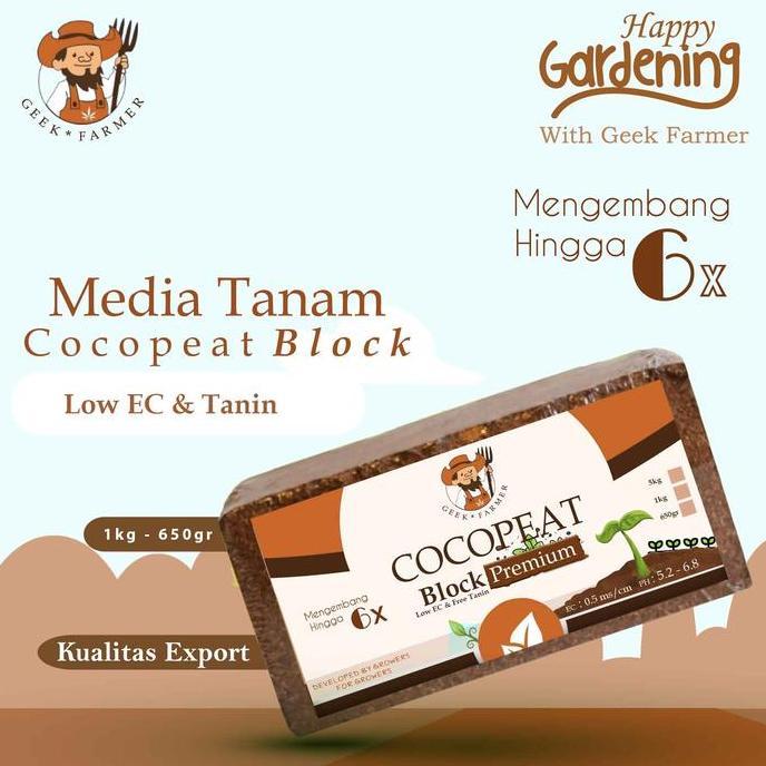 GEEK FARMER - COCOPEAT BLOCK MEDIA TANAM