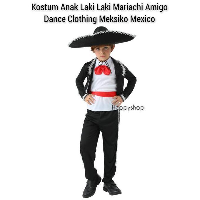 Open DS] Kostum Anak Laki Laki Mariachi Amigo Dance Clothing Meksiko Mexico Baju Costume