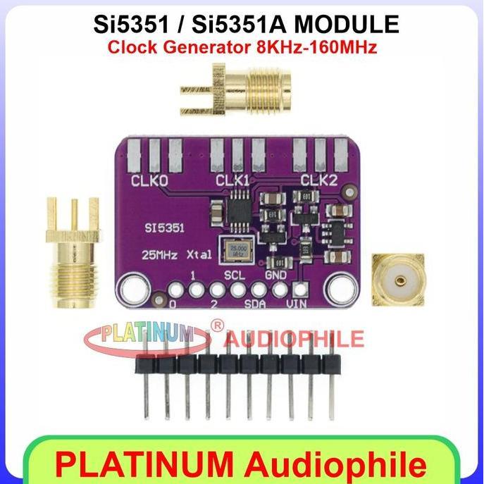 Si5351 Si5351A Signal Clock Generator 8Khz-160Mhz Modul Si5351 Si5351A