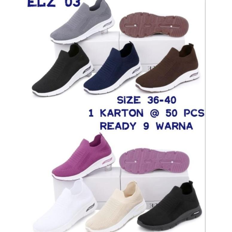 Original Sepatu Nazaru Eliza Slip On  Tanpa Tali Wanita