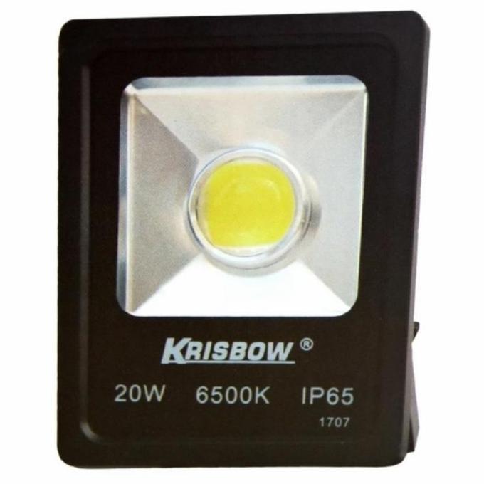 Terbaik krisbow led outdoor lampu sorot flood light 10w / 20w / 30w / 50w w/ww Terimakasih