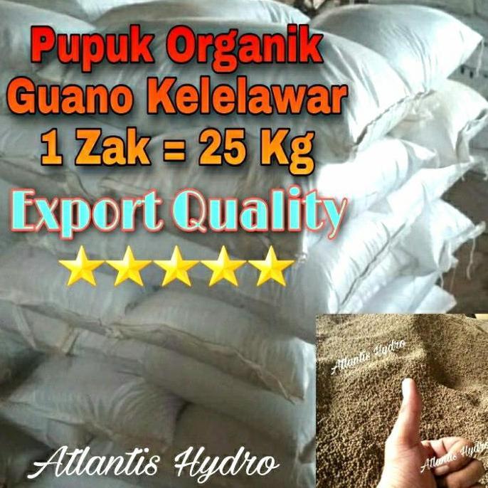 Promo Pupuk Organik Guano / Pupuk Guano Kelelawar / Guano Granulle MURAH  Diskon