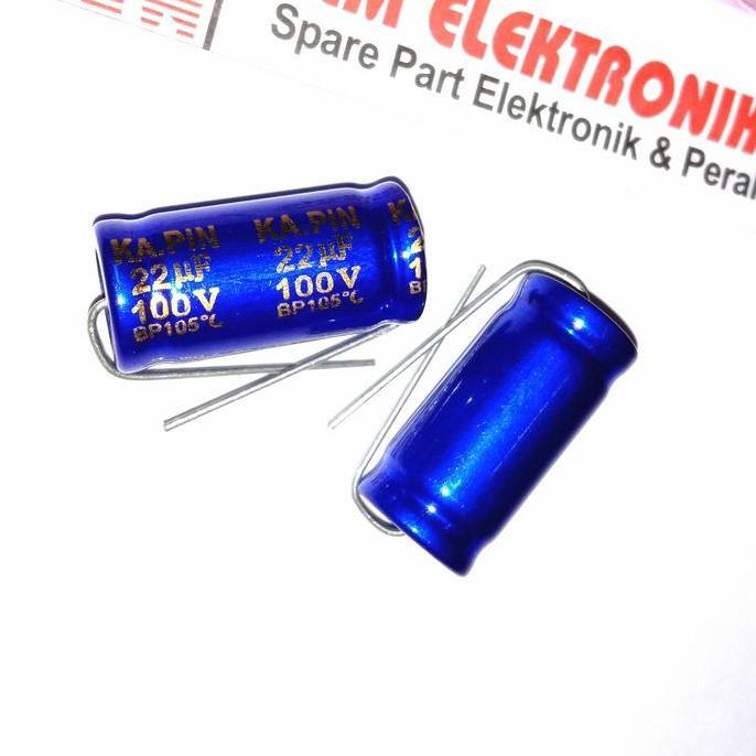 KAPASITOR AUDIO 22UF 100V 226 100V NON POLAR AUDIO CAPACITOR BEST QUA PCMED