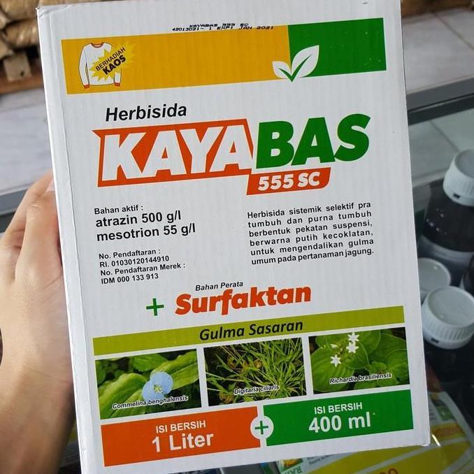Promo Kayabas 555SC 1 liter Herbisida Obat Pembasmi Rumput pada Tnmn Jagung Diskon