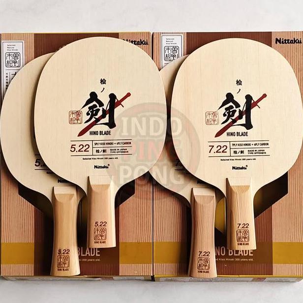 TERBARU - Nittaku Hino 5.22 7.22 Carbon FL CP Kiso Hinoki Blade 522 722 Tipis More