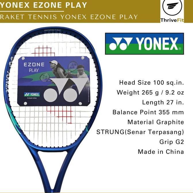 YONEX EZONE PLAY Tennis Racket / Raket Tennis Yonex Ezone Play