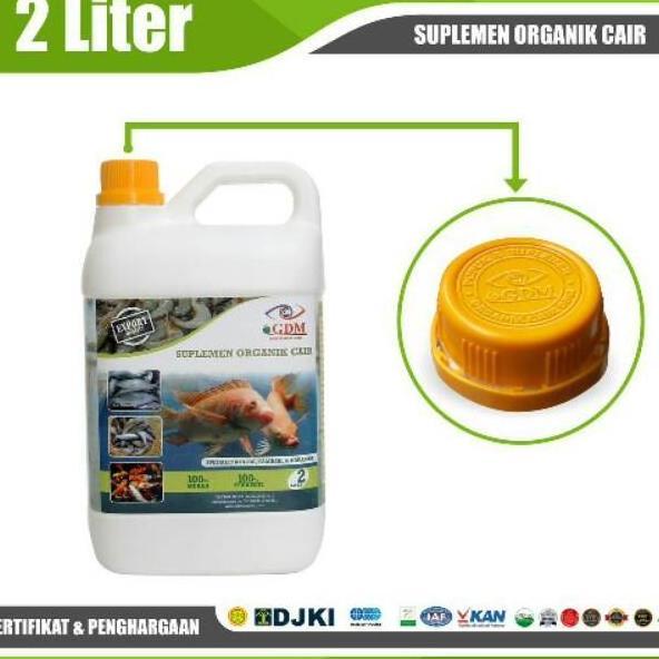 SUPLEMEN ORGANIK GDM UNTUK PERIKANAN 2 LITER
