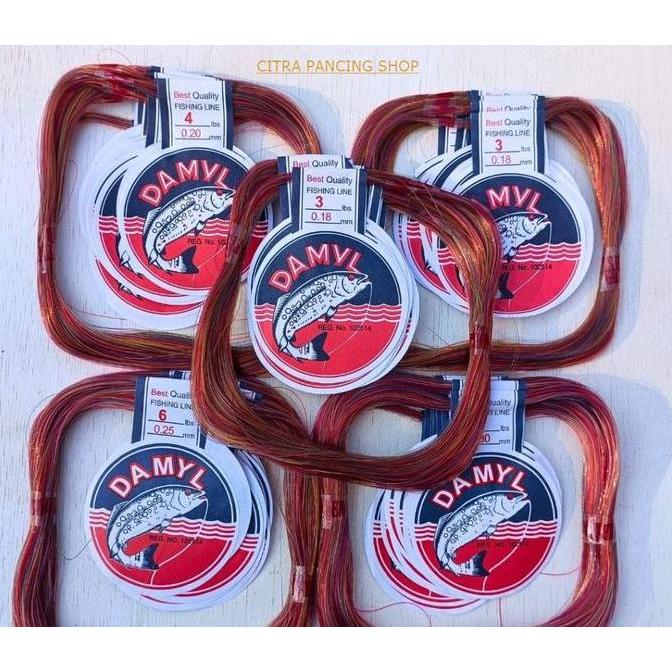 SENAR PANCING - SENAR GOLDENFISH / SENAR DAMYL WARNA MAMBO / UKURAN 2-6LBS