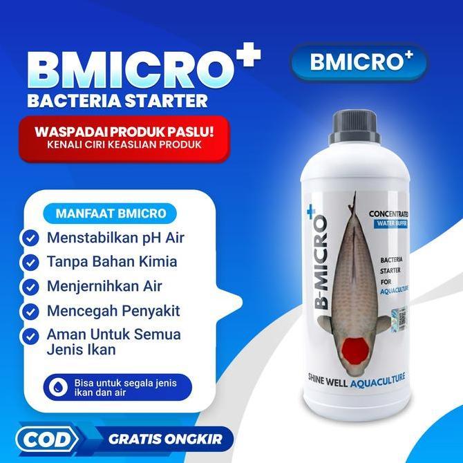 BMO+ Bakteri Starter Untuk Koi, Penjernih Air dan Pengurai Amonia