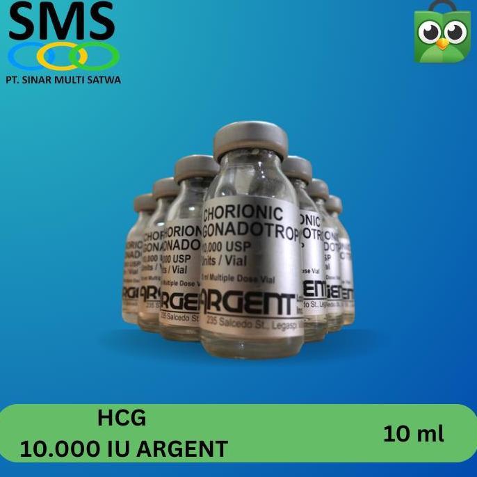 HORMON IKAN/HCG 10000IU ARGENT /HORMON IKAN NATURAL/HORMON KEMATANGAN TELUR