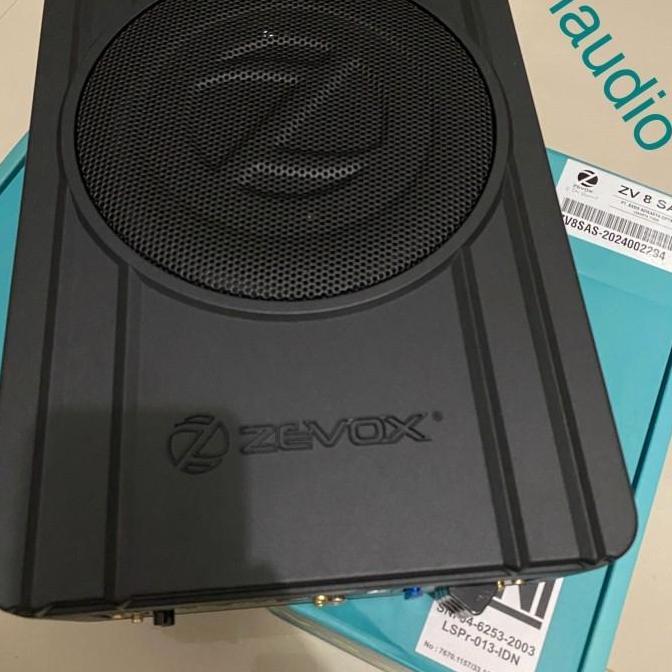 Subwoofer kolong zevox zv 8 asp by vox research, 8 inch aktif