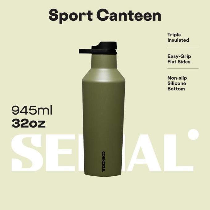 CORKCICLE Sport Canteen 32oz - Olive