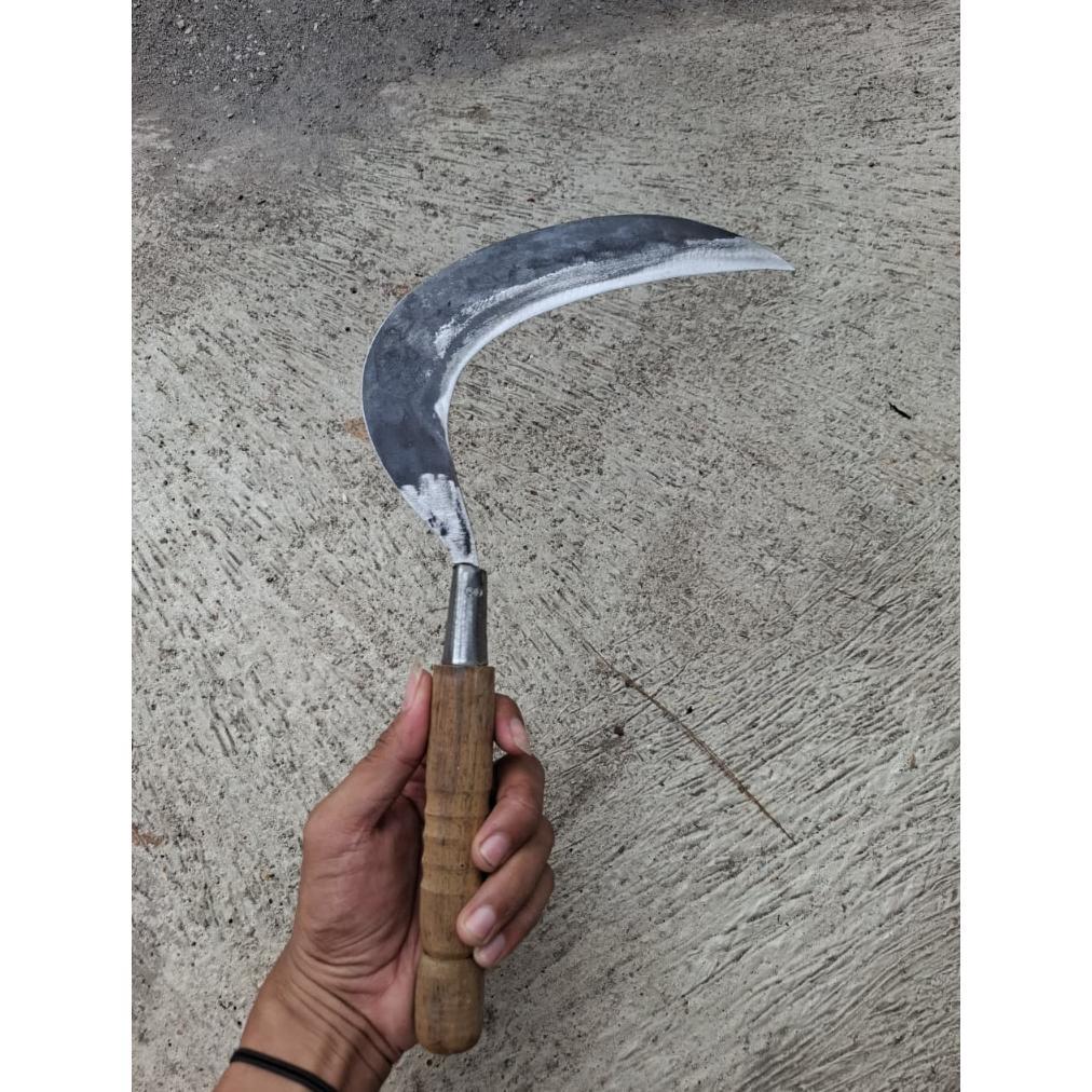 J Sabit Arit Pengaritan Rumput Baja Sepuhan Asli