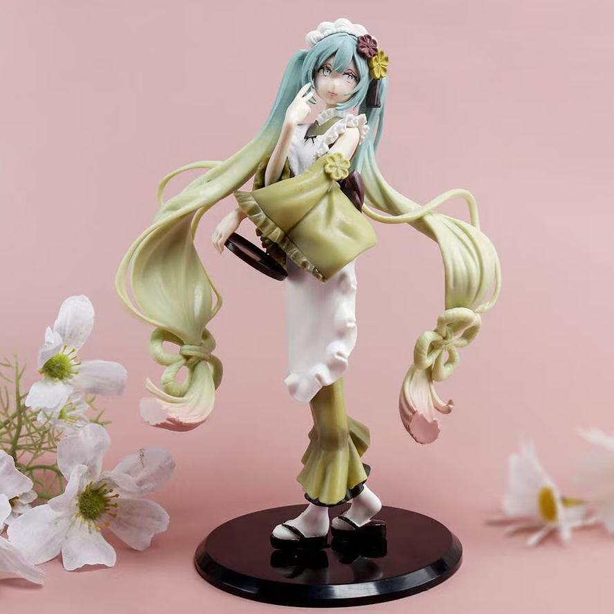 Hatsune Miku Warna Matcha Action Figure PVC 22cm Diskon