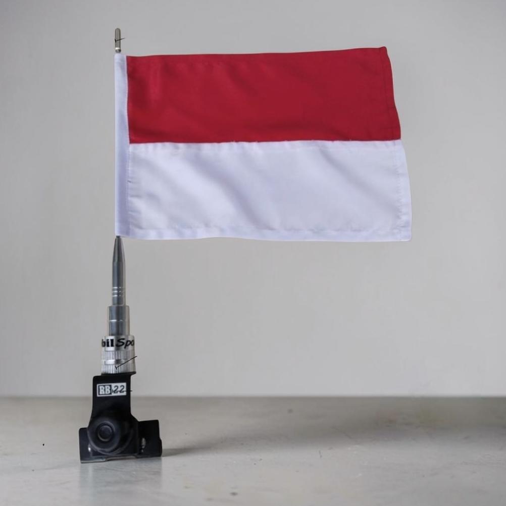 Tiang Bendera Mobil, Antena Bendera Mobil, Bendera Berkwalitas Bagus