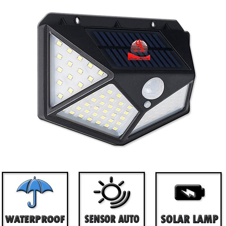 Lampu Solar Cell 100 Led / Lampu Taman Qutdoor 100 Led / Lampu Solar Sensor