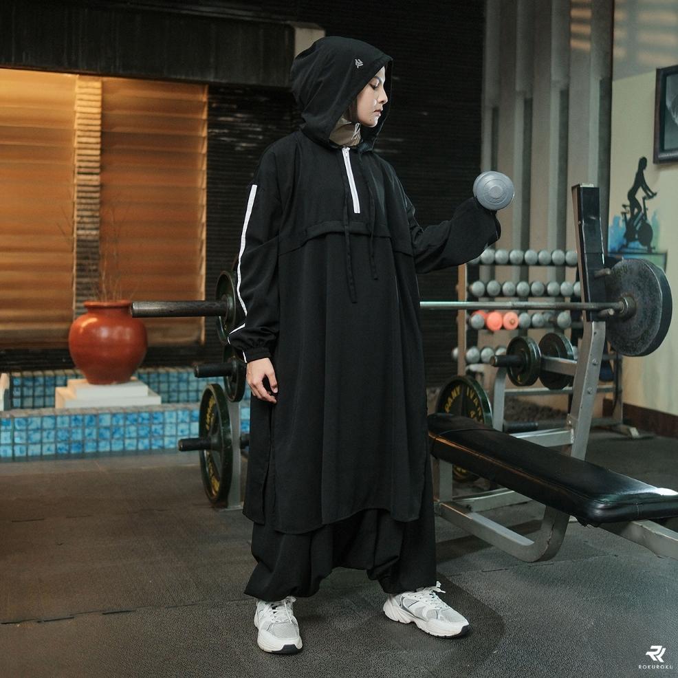 Rokuroku.Id | Setelan Olahraga Muslimah Millie Sport Set All Size