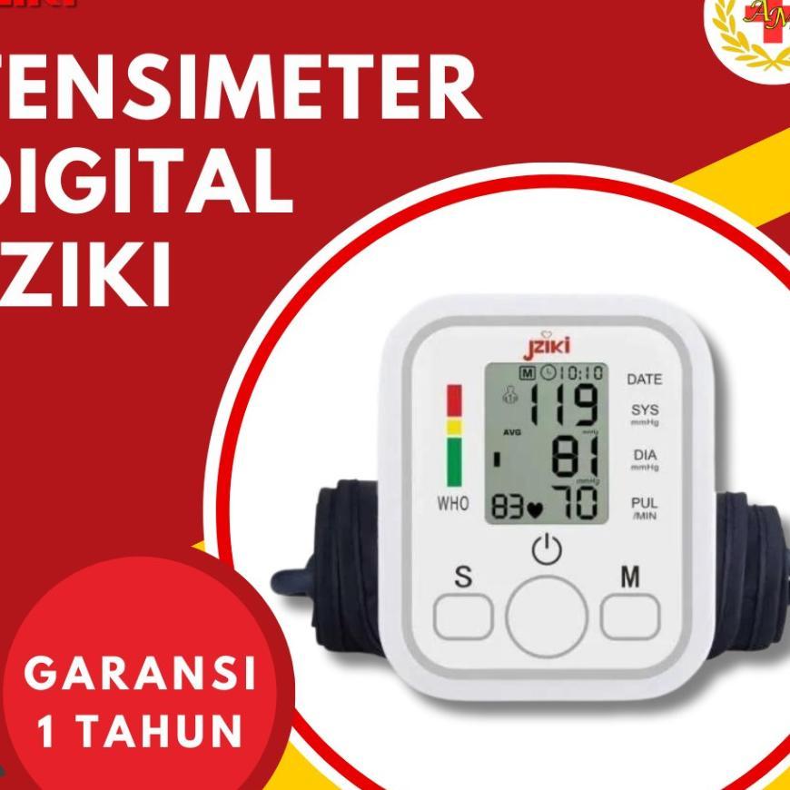 Tensimeter Digital Jziki Tensi Digital Alat Ukur Tekanan Darah