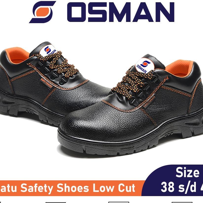 Osman Sepatu Safety Shoes Low Cut Sepatu Safety Ujung Besi Tipe Os-902