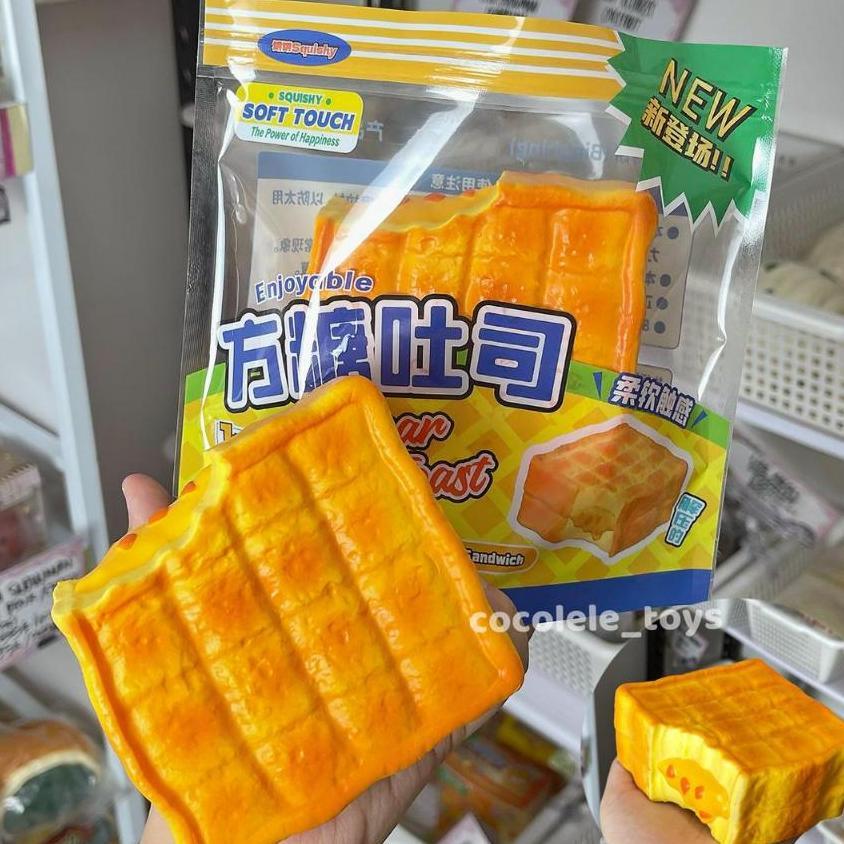 Melty Toast Bingbing Squishy | Squishy, Mainan Anak, Bingbing Squishy, Squishy Murah, Kado Anak, Coc