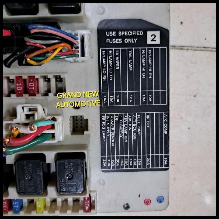 DISKON IPDM FUSE BOX SEKRING LIVINA L10 MATIC MANUAL ORIGINAL 