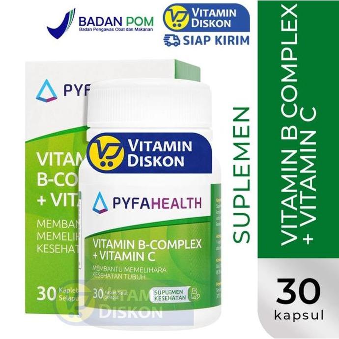 PYFAHEALTH VITAMIN B-COMPLEX + VITAMIN C 30 KAPLET