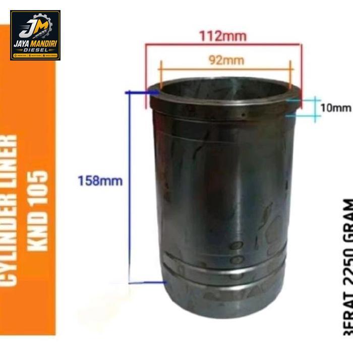KND105 Cylinder liner boring mesin diesel