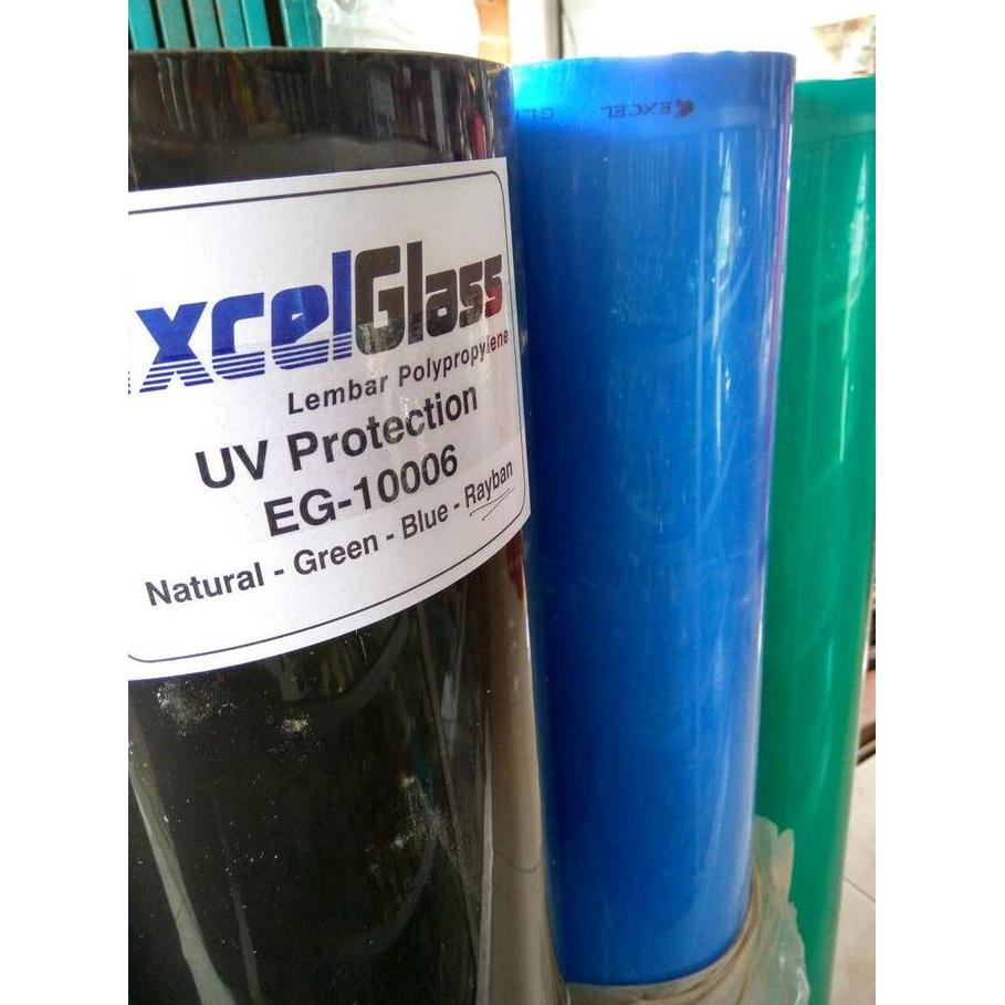 Kenzo- Fiber Pagar Polos / Plastik Tutup Pagar Excel Glass