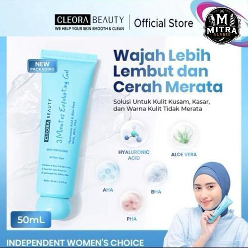 Cleora 3 Minutes Exfoliating Gel 50ml beauty eksfoliasi jelly CLEORA cleora