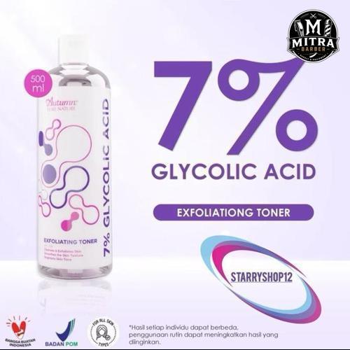 Autumn Glycolic Acid 7% 500ml Toning Solution Exfoliating Toner (white) 500 ML autumn AUTUMN GLYCOLI