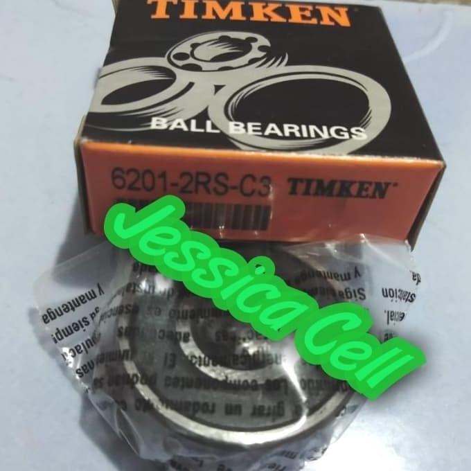 6201 2RS C3 TIMKEN / 6201-2RS-C3 TIMKEN BALL BEARING BARU